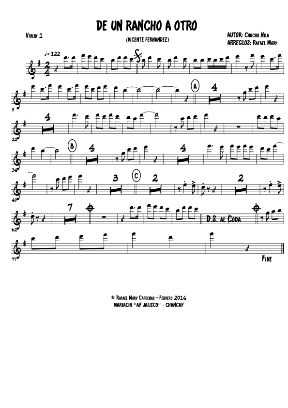 La imagen puede contener una previsualizacion de una partitura